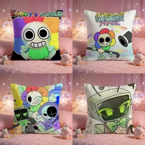 S18b318b21428479889e423d3e374e32dC.webp Game Cute D-Dandys World Cushion Cover Premium Comfort Reversible Pillow Cove -Two In One Design For Any Room & Car Interior