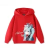 Hatsune Miku MIKU 2025 Trend Explosion Cartoon Print Children's Hooded Sweatshirt Boys and Girls Autumn Winter  All-match Tops