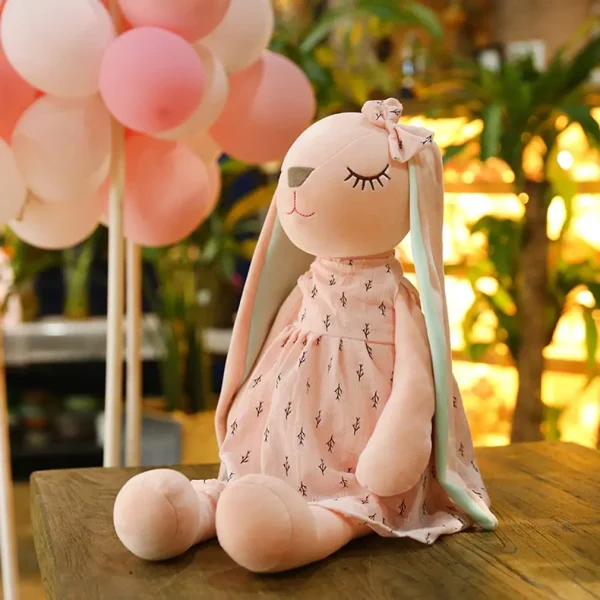 Cute Bunny Plush Toy 35cm – Soft Soothing Stuffed Animal for Babies & Kids