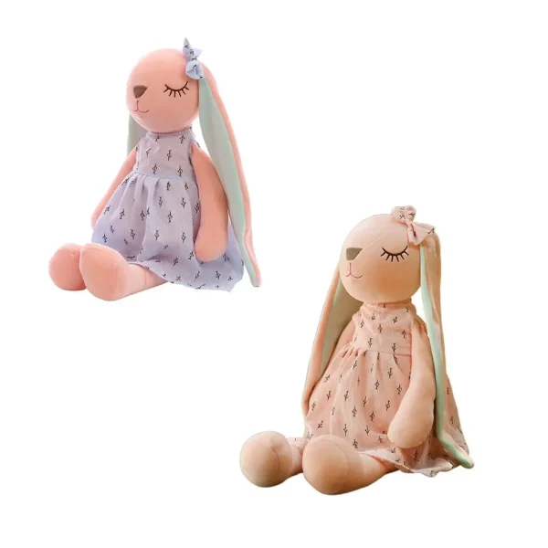 Cute Bunny Plush Toy 35cm – Soft Soothing Stuffed Animal for Babies & Kids
