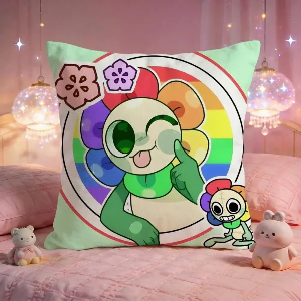 Game Cute D-Dandys World Cushion Cover Premium Comfort Reversible Pillow Cove -Two In One Design For Any Room & Car Interior