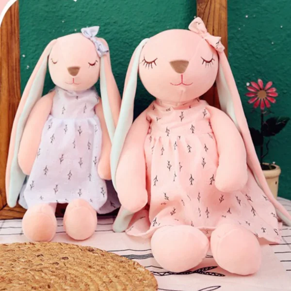 Cute Bunny Plush Toy 35cm – Soft Soothing Stuffed Animal for Babies & Kids