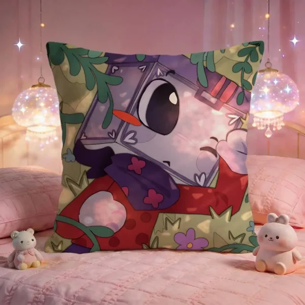 Game Cute D-Dandys World Cushion Cover Premium Comfort Reversible Pillow Cove -Two In One Design For Any Room & Car Interior