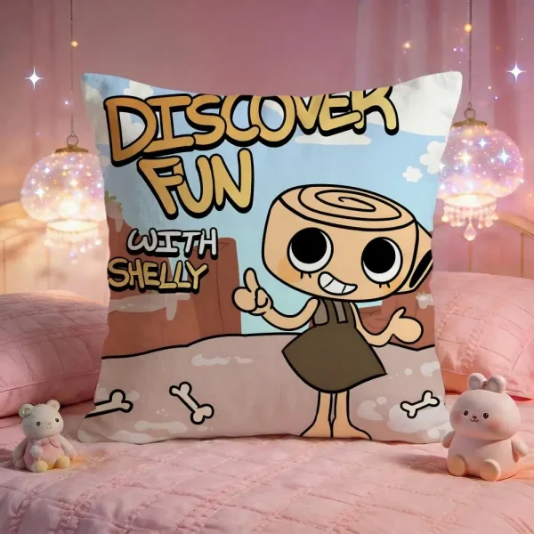 Game Cute D-Dandys World Cushion Cover Premium Comfort Reversible Pillow Cove -Two In One Design For Any Room & Car Interior
