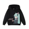 Hatsune Miku MIKU 2025 Trend Explosion Cartoon Print Children's Hooded Sweatshirt Boys and Girls Autumn Winter  All-match Tops