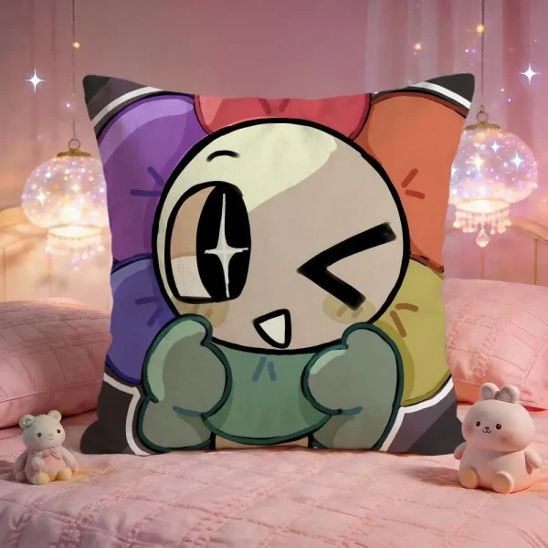 Game Cute D-Dandys World Cushion Cover Premium Comfort Reversible Pillow Cove -Two In One Design For Any Room & Car Interior